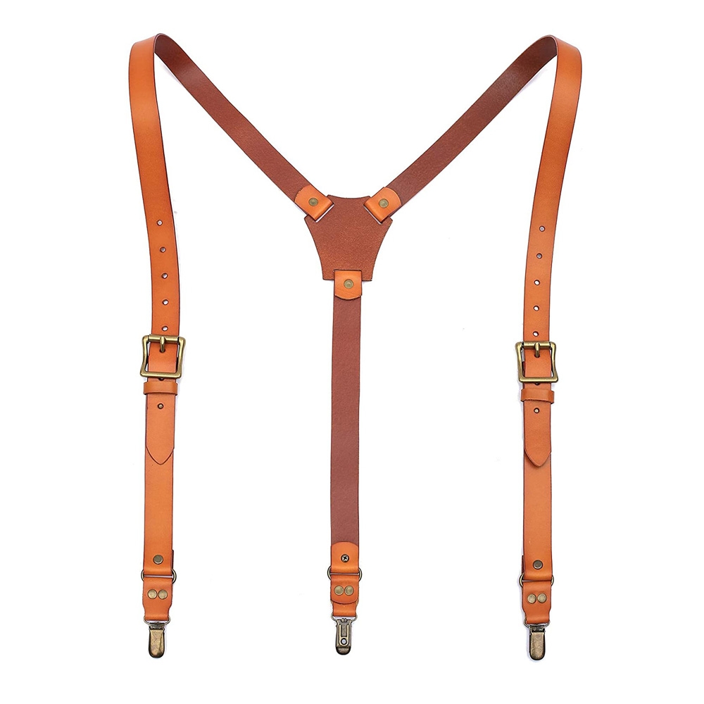 Leather suspender