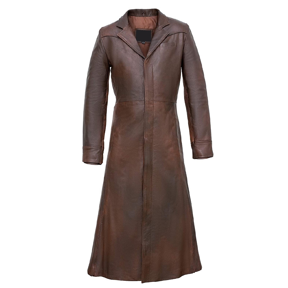 Leather Long Coat